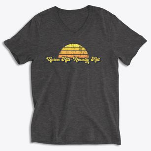 Union Hill-novelty Hill Washington Sublime Sunset Soft Lightweight V-Neck