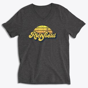 Richfield Idaho Sublime Sunset Soft Lightweight V-Neck