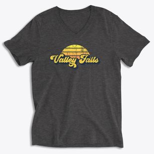 Valley Falls New York Sublime Sunset Soft Lightweight V-Neck