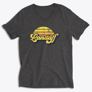 Landaff New Hampshire Sublime Sunset Soft Lightweight V-Neck