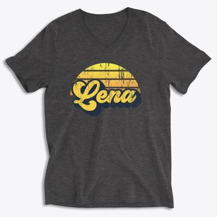 Lena Mississippi Sublime Sunset Soft Lightweight V-Neck