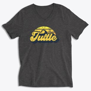 Tuttle North Dakota Sublime Sunset Soft Lightweight V-Neck