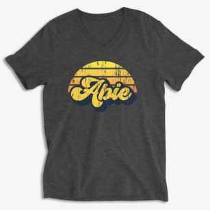 Abie Nebraska Sublime Sunset Soft Lightweight V-Neck