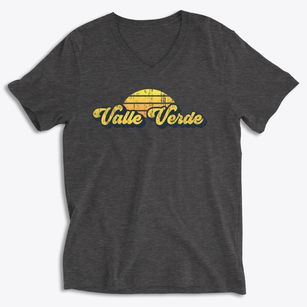 Valle Verde Texas Sublime Sunset Soft Lightweight V-Neck