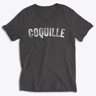 Coquille Oregon Timeless Retro Soft Lightweight V-Neck