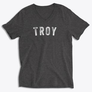 Troy Kansas Timeless Retro Soft Lightweight V-Neck