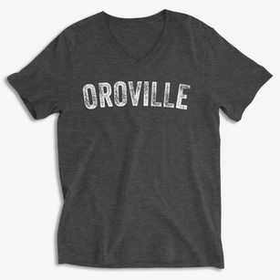 Oroville California Timeless Retro Soft Lightweight V-Neck