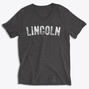Lincoln Michigan Timeless Retro Soft Lightweight V-Neck