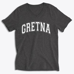 Gretna Nebraska Varsity Soft Lightweight V-Neck