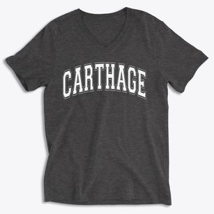 Carthage North Carolina Varsity Soft Lightweight V-Neck