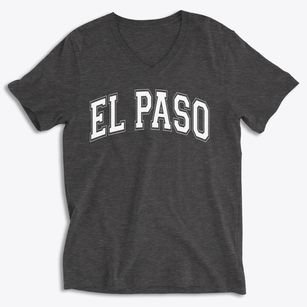 El Paso Texas Varsity Soft Lightweight V-Neck