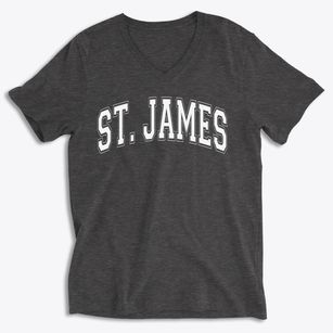 St. James New York Varsity Soft Lightweight V-Neck