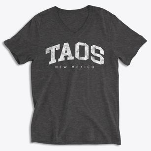 Taos New Mexico Urban Vibe Soft Lightweight V-Neck