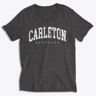 Carleton Nebraska Urban Vibe Soft Lightweight V-Neck
