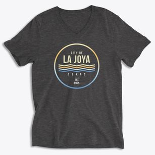 La Joya Texas Color Fade Soft Lightweight V-Neck