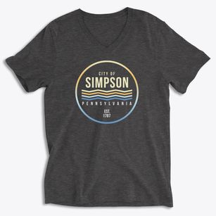 Simpson Pennsylvania Color Fade Soft Lightweight V-Neck