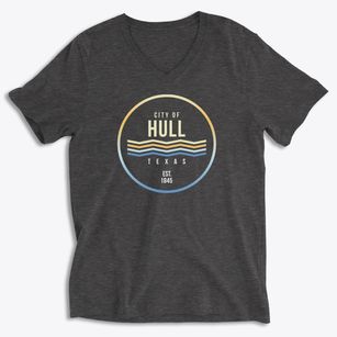 Hull Texas Color Fade Soft Lightweight V-Neck