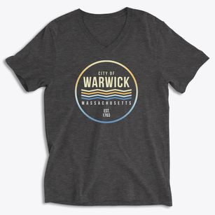 Warwick Massachusetts Color Fade Soft Lightweight V-Neck