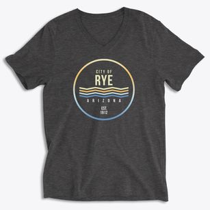 Rye Arizona Color Fade Soft Lightweight V-Neck