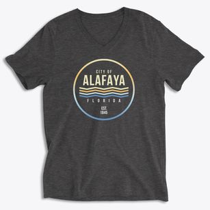 Alafaya Florida Color Fade Soft Lightweight V-Neck