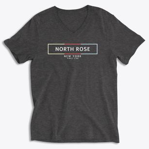 North Rose New York Artbox Soft Lightweight V-Neck