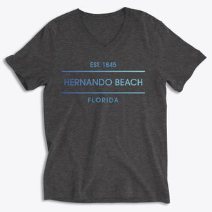 Hernando Beach Florida Horizon Soft Lightweight V-Neck