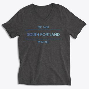 South Portland Maine Horizon Soft Lightweight V-Neck