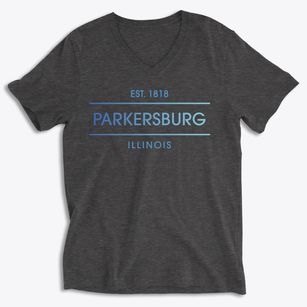 Parkersburg Illinois Horizon Soft Lightweight V-Neck