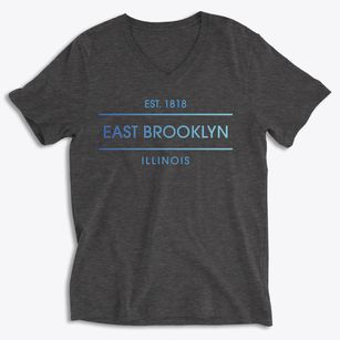East Brooklyn Illinois Horizon Soft Lightweight V-Neck