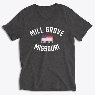 Mill Grove Missouri Patriot Soft Lightweight V-Neck