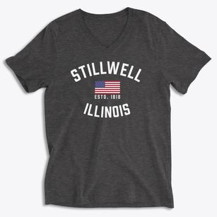 Stillwell Illinois Patriot Soft Lightweight V-Neck