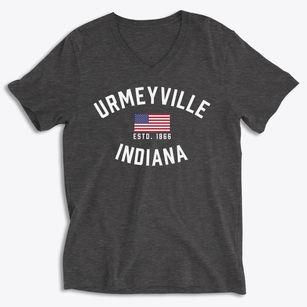 Urmeyville Indiana Patriot Soft Lightweight V-Neck