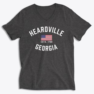 Heardville Georgia Patriot Soft Lightweight V-Neck