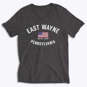 East Wayne Pennsylvania Patriot Soft Lightweight V-Neck