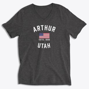 Arthur Utah Patriot Soft Lightweight V-Neck