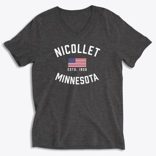 Nicollet Minnesota Patriot Soft Lightweight V-Neck