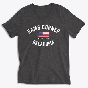 Sams Corner Oklahoma Patriot Soft Lightweight V-Neck