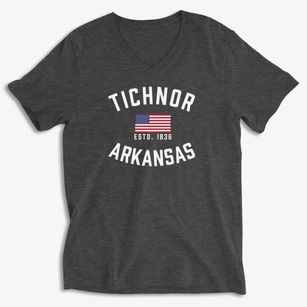 Tichnor Arkansas Patriot Soft Lightweight V-Neck