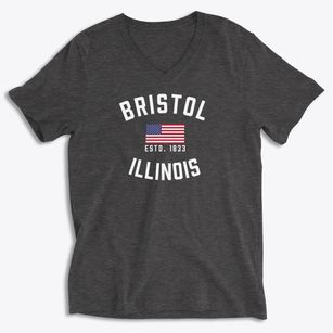 Bristol Illinois Patriot Soft Lightweight V-Neck