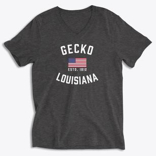 Gecko Louisiana Patriot Soft Lightweight V-Neck