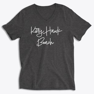 Kitty Hawk Beach North Carolina Freestyle Soft Lightweight V-Neck