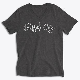 Buffalo City North Carolina Freestyle Soft Lightweight V-Neck