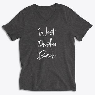 West Onslow Beach North Carolina Freestyle Soft Lightweight V-Neck