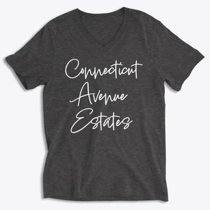 Connecticut Avenue Estates Maryland Freestyle Soft Lightweight V-Neck