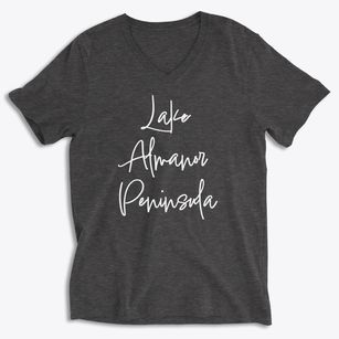 Lake Almanor Peninsula California Freestyle Soft Lightweight V-Neck