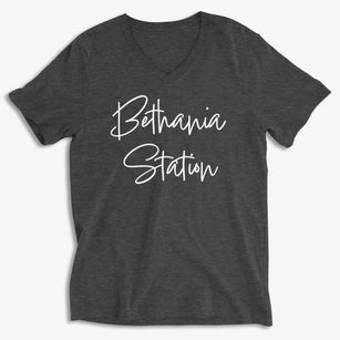 Bethania Station North Carolina Freestyle Soft Lightweight V-Neck