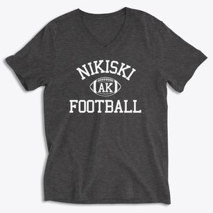 Nikiski Alaska Football Soft Lightweight V-Neck