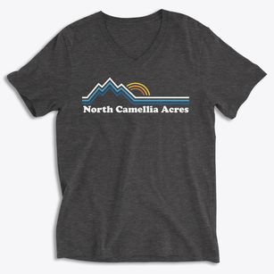 North Camellia Acres Virginia Mountain View Soft Lightweight V-Neck