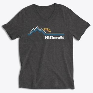 Hillcroft Pennsylvania Mountain View Soft Lightweight V-Neck