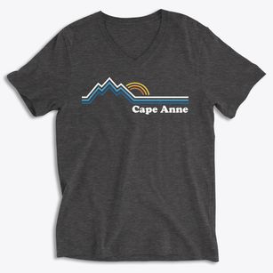 Cape Anne Maryland Mountain View Soft Lightweight V-Neck